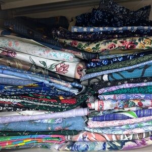 Assorted Floral and Patterned Fabrics